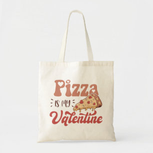 Pizza ist mein Valentine Tragetasche