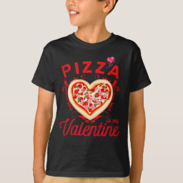 Pizza ist mein Valentiner Funny Valentinstag T - S T-Shirt