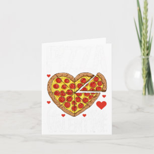 Pizza ist mein Valentiner Valentinstag Herz Pepper Karte