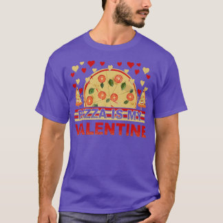 Pizza ist mein Valentinherz Kleinkind Kinder Kinde T-Shirt