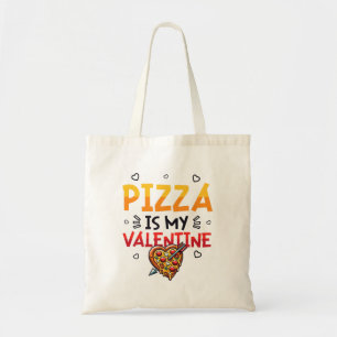 Pizza ist mein Valentinstag Pizza-Liebhaber Premiu Tragetasche