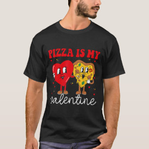 Pizza ist mein Valentinstag Valentinstag Herz Pepp T-Shirt