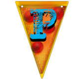 Pizza ist meine Bae Pizza-Party-Flaggen-Anhänger Wimpelkette (Zweite Fahne)