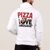 Pizza ist meine Liebe Hoodie (Rückseite)