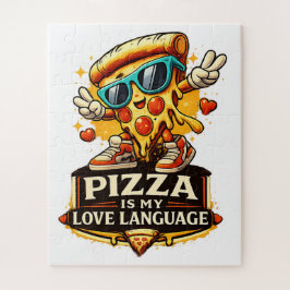 Pizza ist meine Liebe Lustiges Pizza-Liebhaber-Ges Puzzle