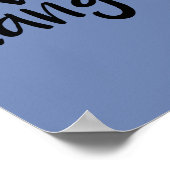 Pizza ist meine Liebe Poster (Ecke)