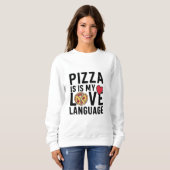 Pizza ist meine Liebe Sweatshirt (Vorne ganz)