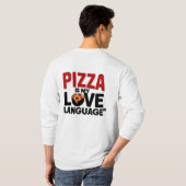 Pizza ist meine Liebe T-Shirt (Schwarz voll)