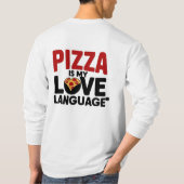 Pizza ist meine Liebe T-Shirt (Rückseite)