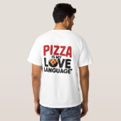 Pizza ist meine Liebe T-Shirt (Schwarz voll)