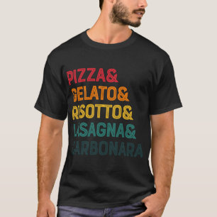 Pizza Italian Iconic Food Italien Berühmter Feinsc T-Shirt