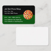 Pizza Italian Restaurant Business Card Vorlage Visitenkarte (Vorne/Hinten)