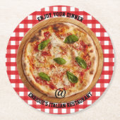Pizza Italian Restaurant Untersetzer (Vorderseite)