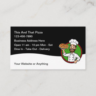 Pizza-Italienisches Restaurant-Geschäftskarten Visitenkarte