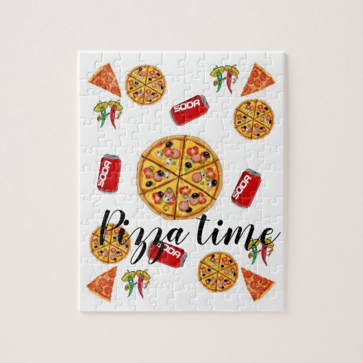 Pizza Jigsaw Puzzle (Vertikal)