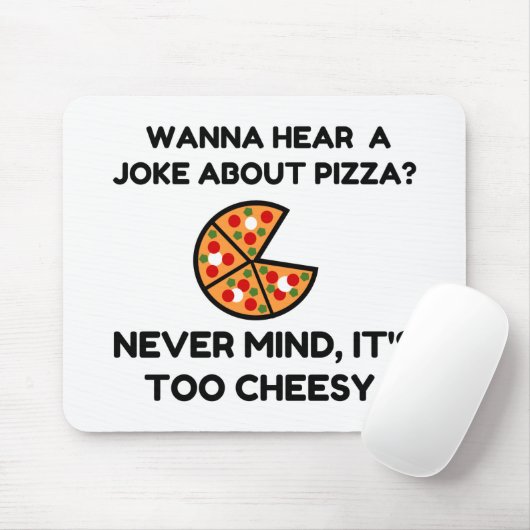 Pizza Joke Mousepad (Mit Mouse)