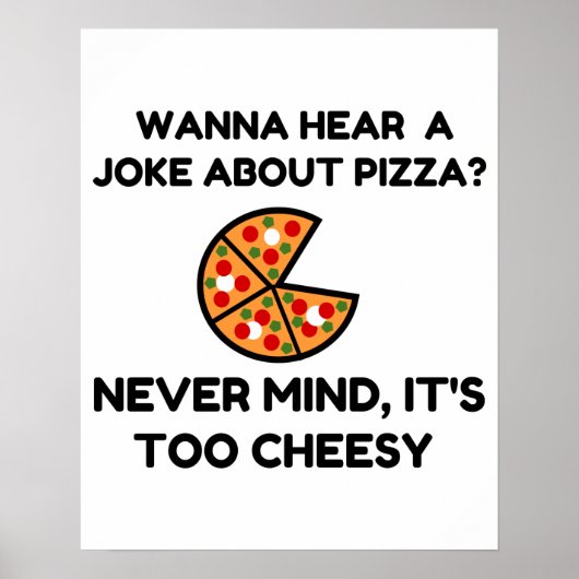 Pizza Joke Poster (Vorne)