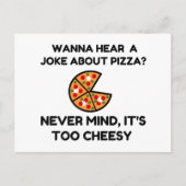Pizza Joke Postkarte (Vorderseite)
