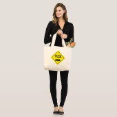 Pizza Jumbo Tote Bag Stoffbeutel (Vorderseite (Model))