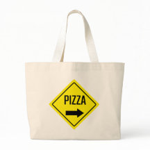 Pizza Jumbo Tote Bag