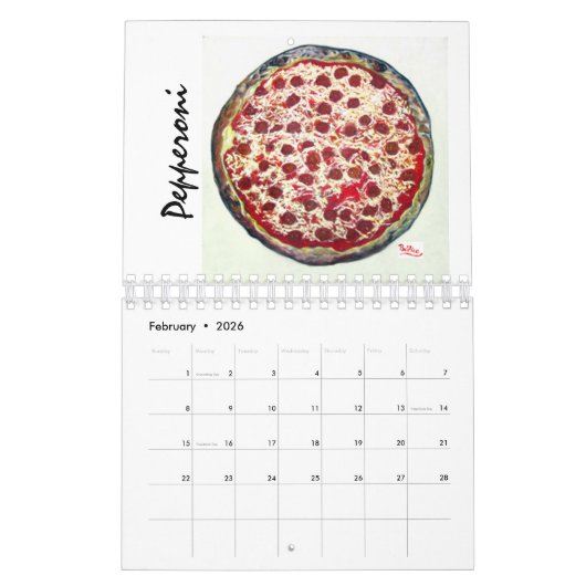 Pizza Kalender (Feb 2026)