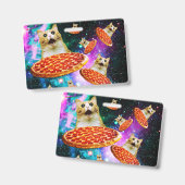 Pizza-Katze Ausweis (Vorder- & Rückseite)