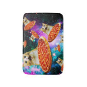 Pizza-Katze Badematte (Vorderseite Vertikal)