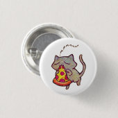 Pizza-Katze! Button (Vorne & Hinten)
