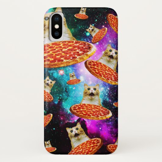 Pizza-Katze Case-Mate iPhone Hülle (Rückseite)
