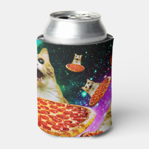 Pizza-Katze Dosenkühler