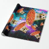 Pizza-Katze Geschenkpapier (Ungerollt)