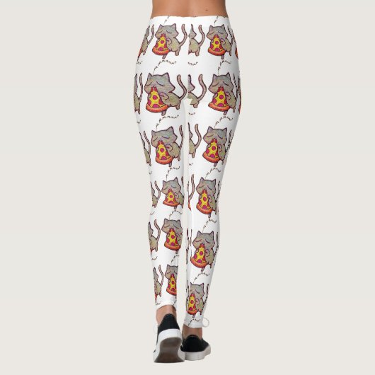 Pizza-Katze! Leggings (Rückseite)