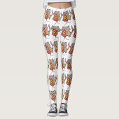 Pizza-Katze! Leggings (Vorderseite)