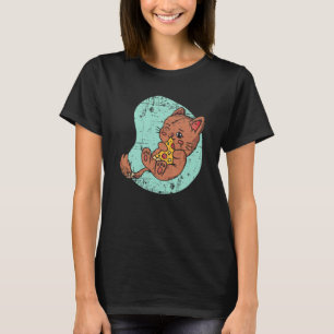 Pizza Katze Pizza  Italienisches Essen Pizza Esser T-Shirt