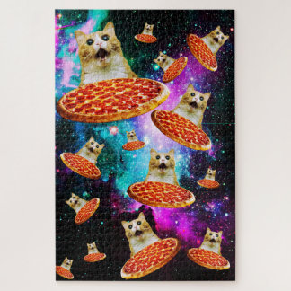 Pizza-Katze Puzzle
