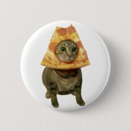 Pizza-Katzen-Entwurf Button