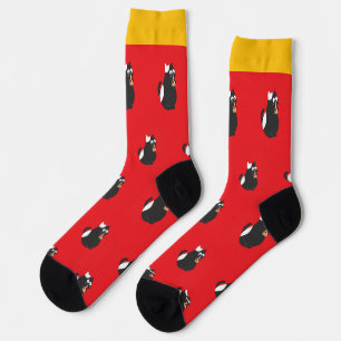 Pizza-Katzen-Socken Socken