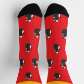 Pizza-Katzen-Socken Socken (Oben)