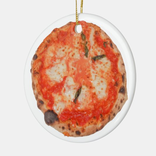 Pizza Keramik Ornament (Links)