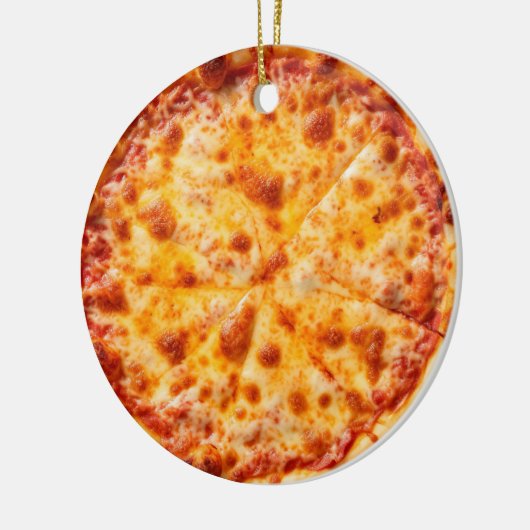 Pizza Keramik Ornament (Links)
