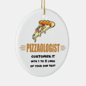 Pizza Keramik Ornament (Rechts)