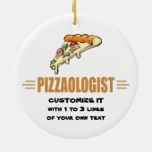Pizza Keramik Ornament (Hinten)
