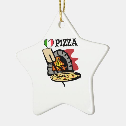 PIZZA KERAMIK ORNAMENT (Links)