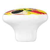 Pizza Keramikknauf (Seitenansicht)