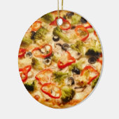 Pizza Keramikornament (Links)