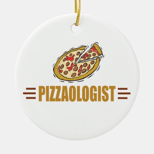 Pizza Keramikornament (Vorne)