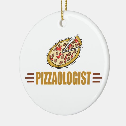 Pizza Keramikornament (Links)
