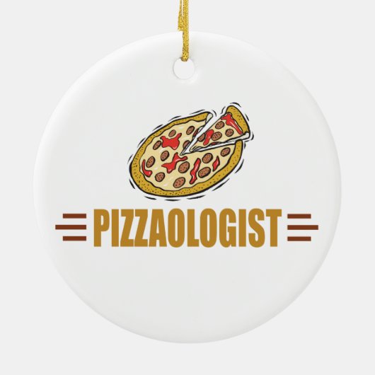Pizza Keramikornament (Hinten)