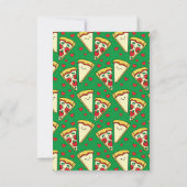 Pizza Kids Classroom Valentine Karten (Rückseite)