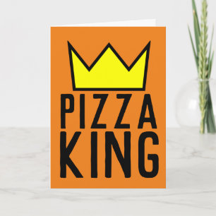 PIZZA KING BIRTHDAY GREETING CARD KARTE